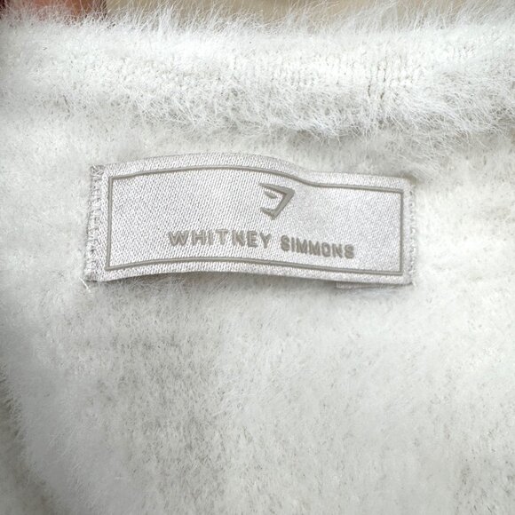 Gymshark Whitney Simmons Eyelash Knit Midi Halter Top woman’s size Large - Picture 6 of 9